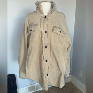 Women's Cozy Tan Teddy Jacket